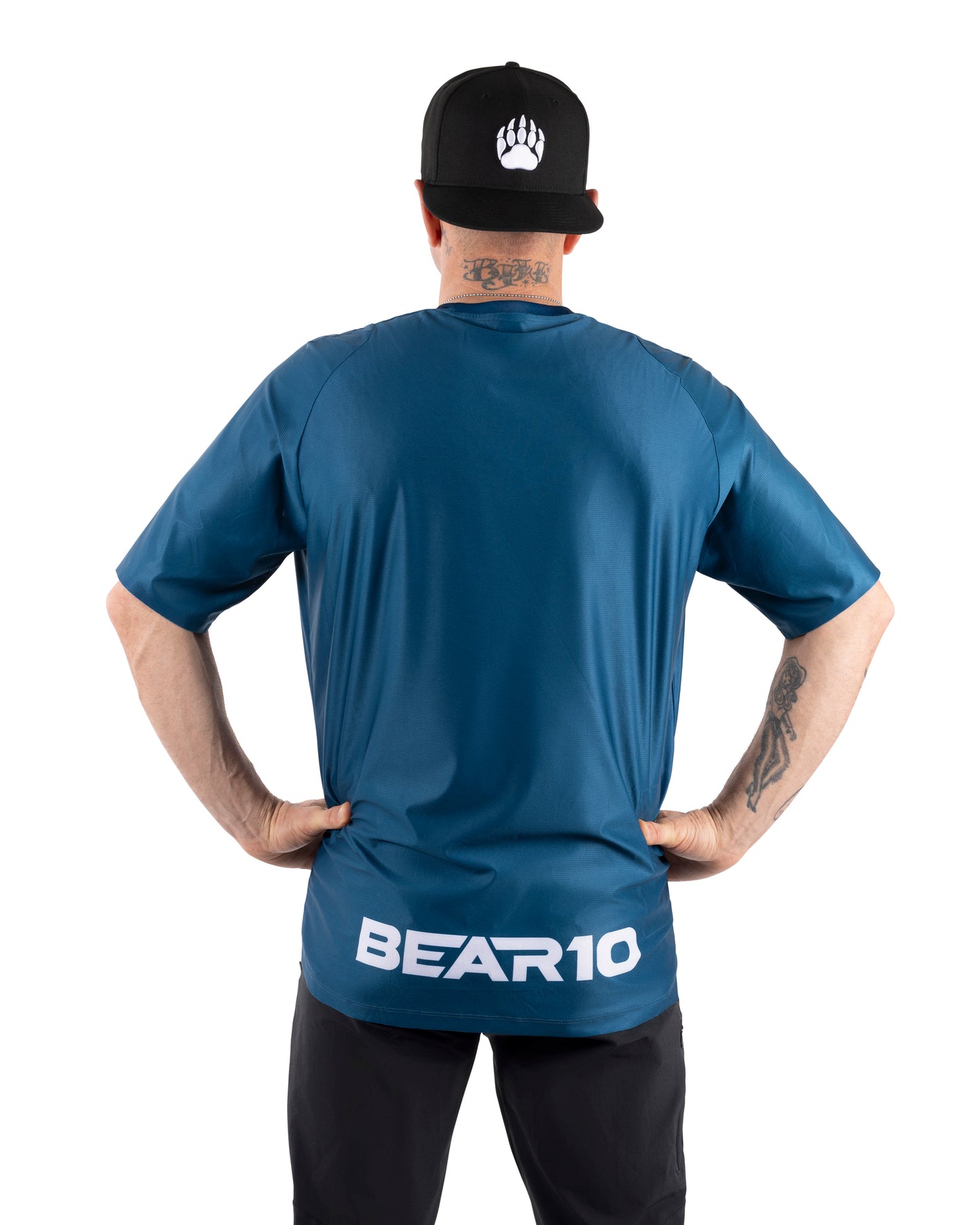 BEAR10 Men’s Short Sleeve MTB Shirt – Navy