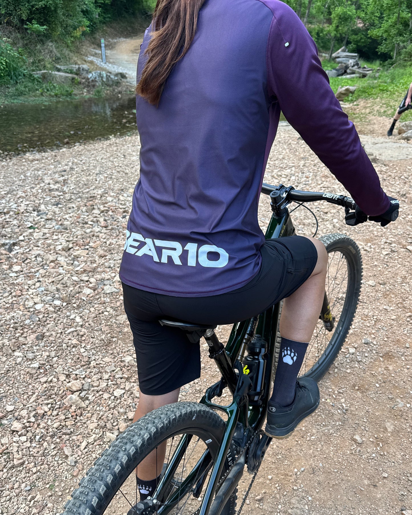 BEAR10 Women’s Long Sleeve MTB Shirt – Deep Purple