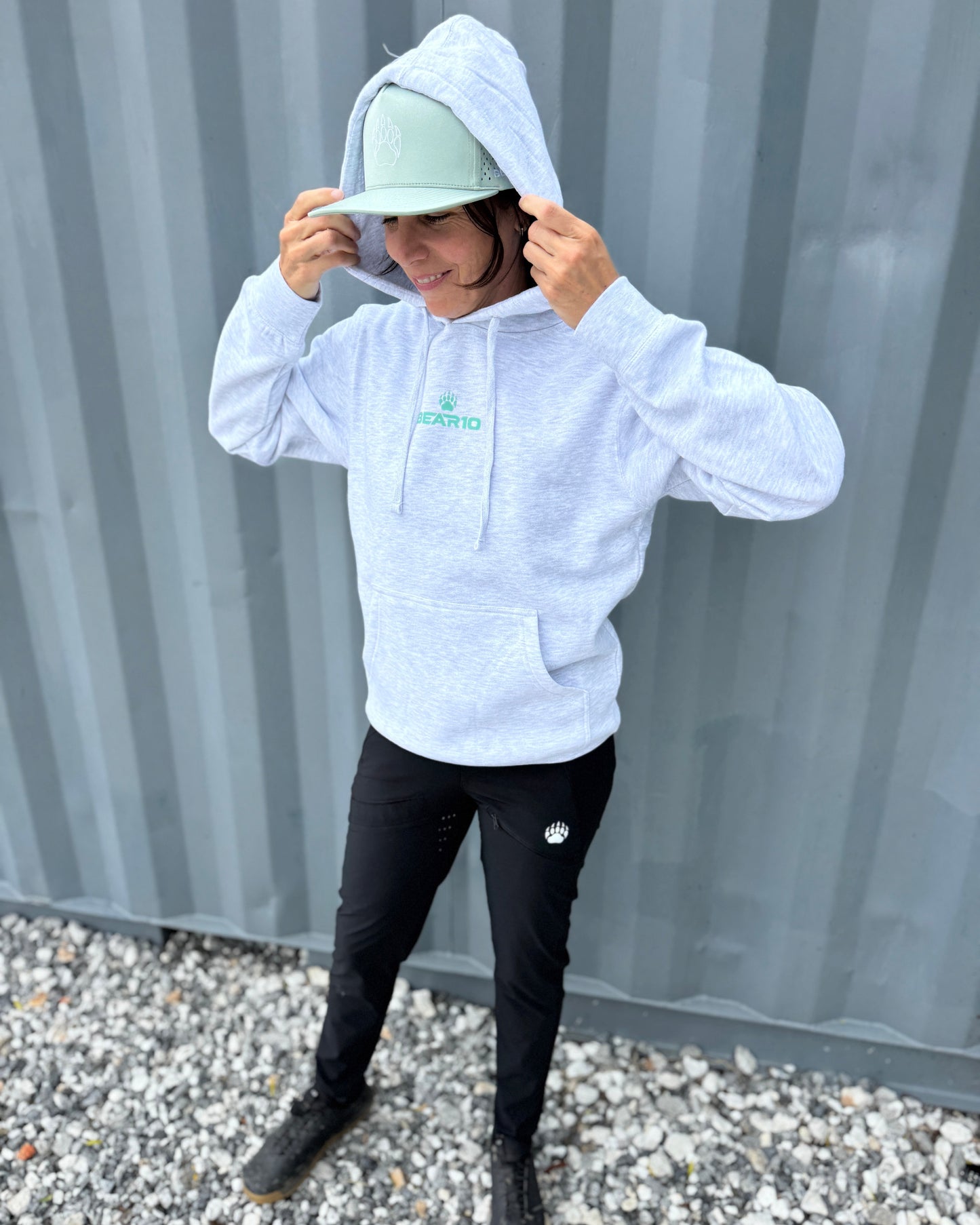 BEAR10 Pullover Hoodie – Ash Heather