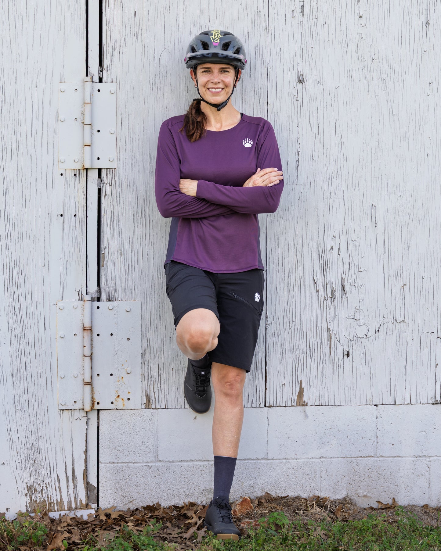 BEAR10 Women’s Long Sleeve MTB Shirt – Deep Purple
