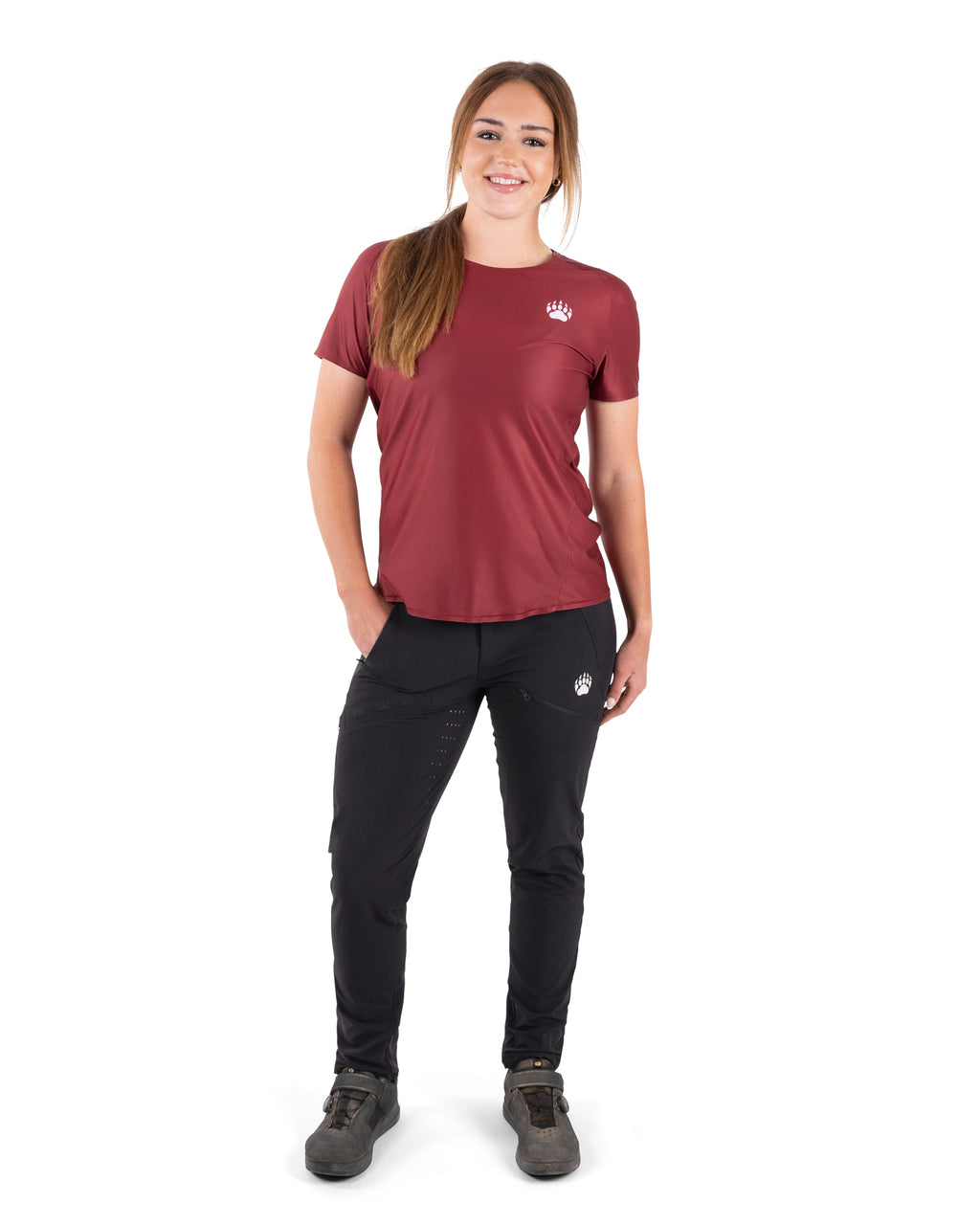 BEAR10 Women’s Short Sleeve MTB Shirt – Red