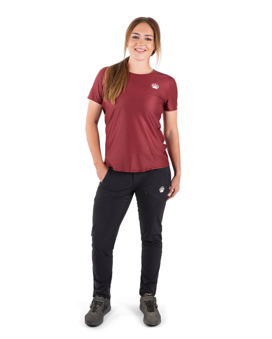 BEAR10 Women’s Short Sleeve MTB Shirt – Red