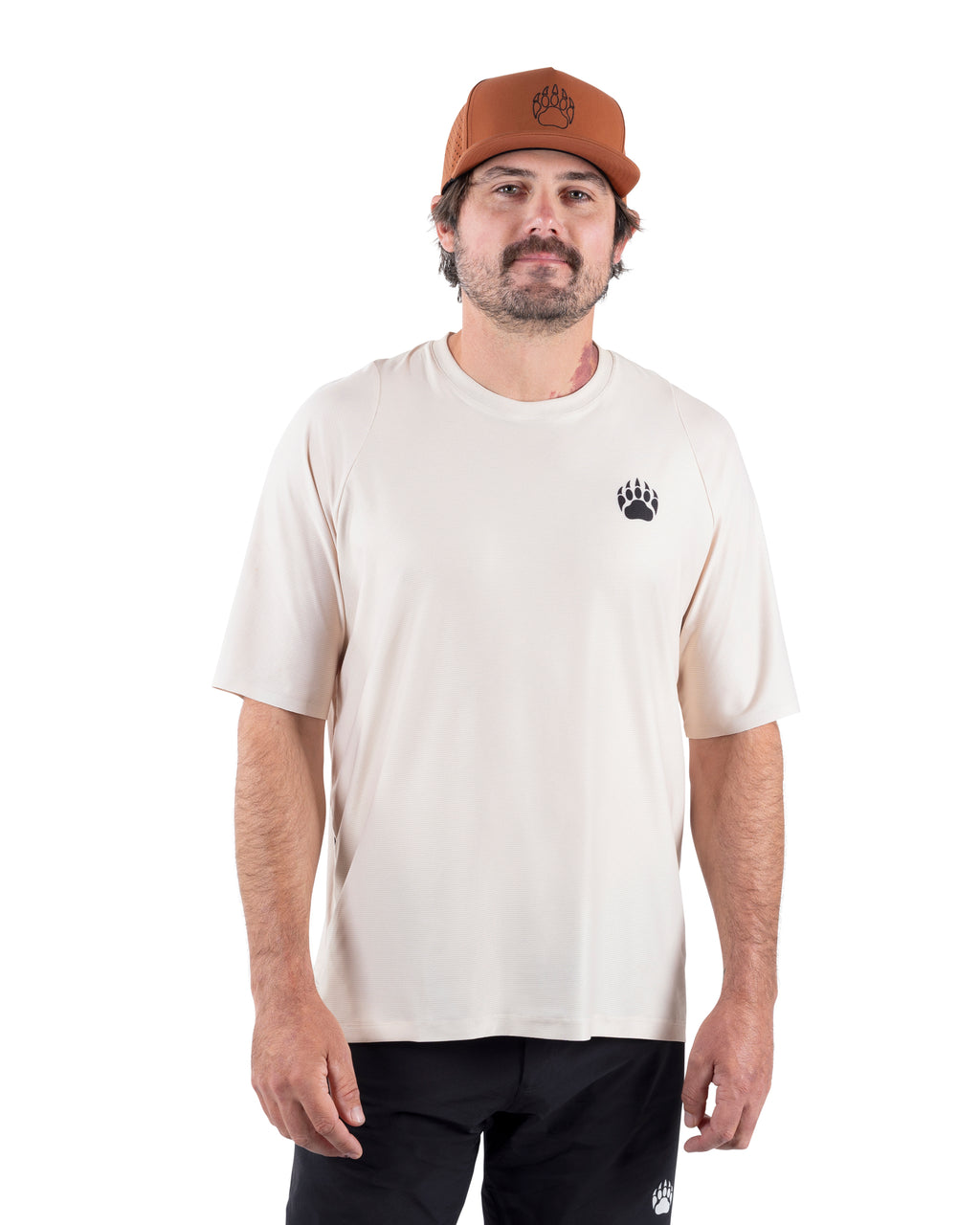 BEAR10 Men’s Short Sleeve MTB Shirt – Sand