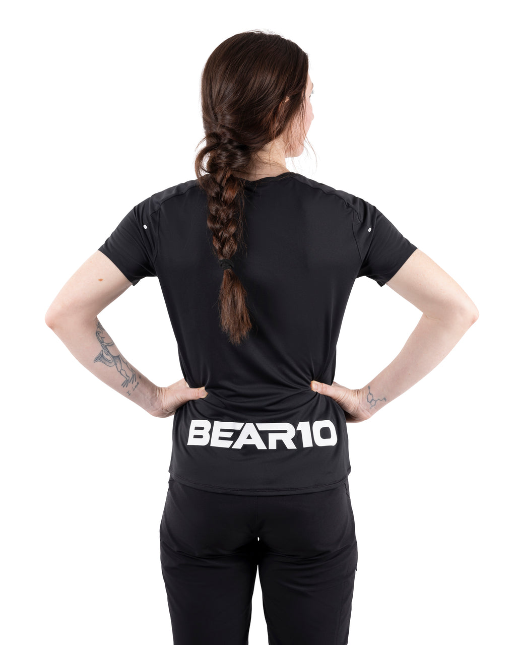 BEAR10 Women’s Short Sleeve MTB Shirt – Black