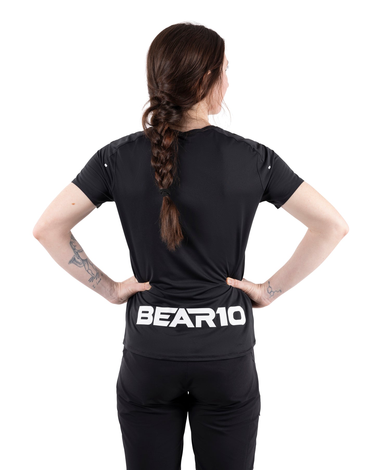 BEAR10 Women’s Short Sleeve MTB Shirt – Black