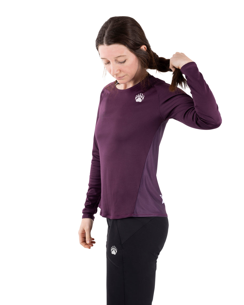 BEAR10 Women’s Long Sleeve MTB Shirt – Deep Purple