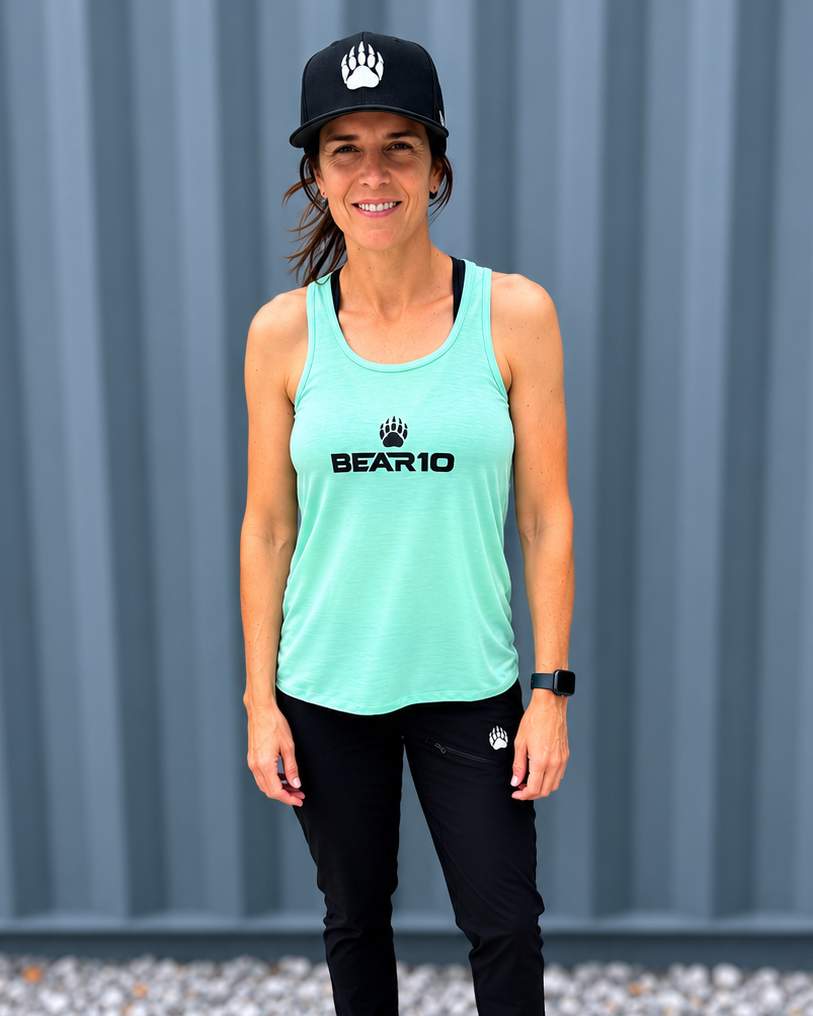 BEAR10 Women’s Racerback Tank – Mint