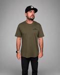 BEAR10 Men’s Casual Tee – Army Green