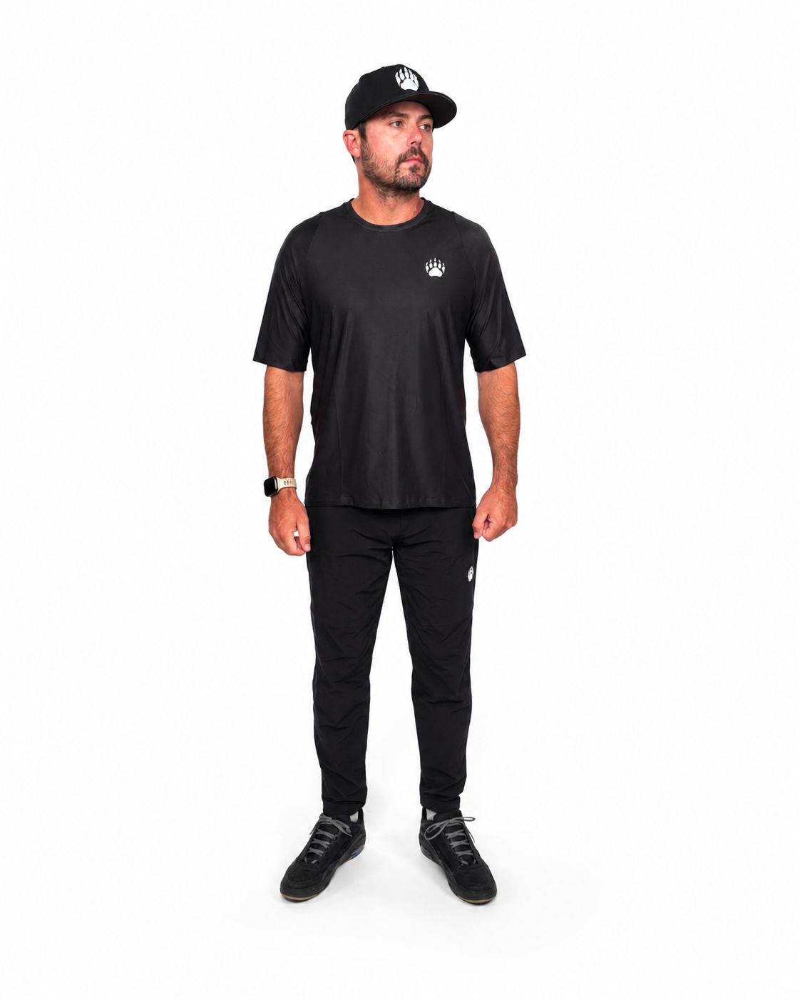BEAR10 Men’s Short Sleeve MTB Shirt – Black