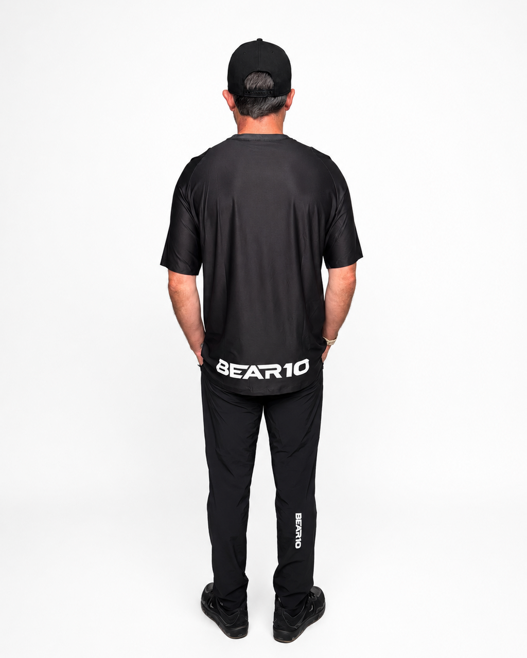 BEAR10 Men’s Short Sleeve MTB Shirt – Black