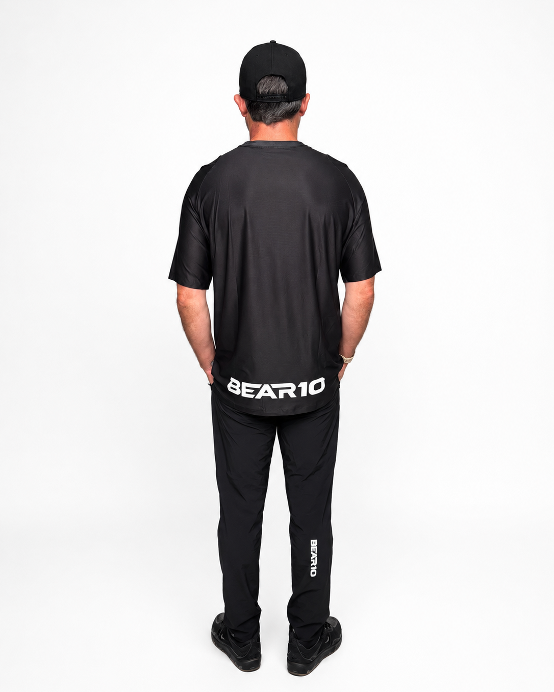 BEAR10 Men’s Short Sleeve MTB Shirt – Black