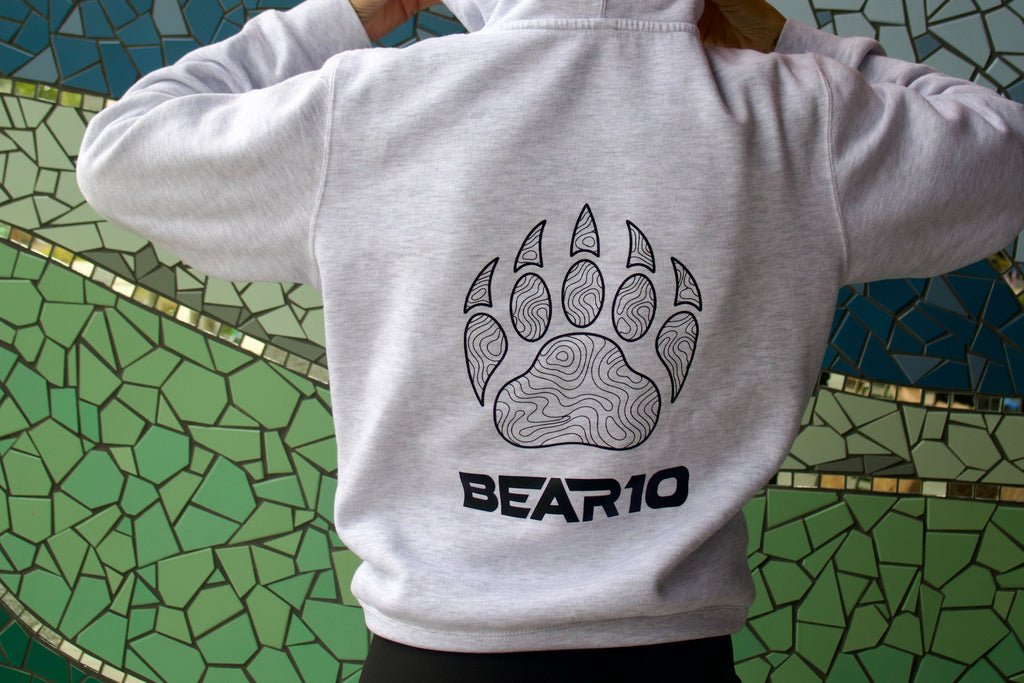 BEAR10 Pullover Hoodie – Ash Heather