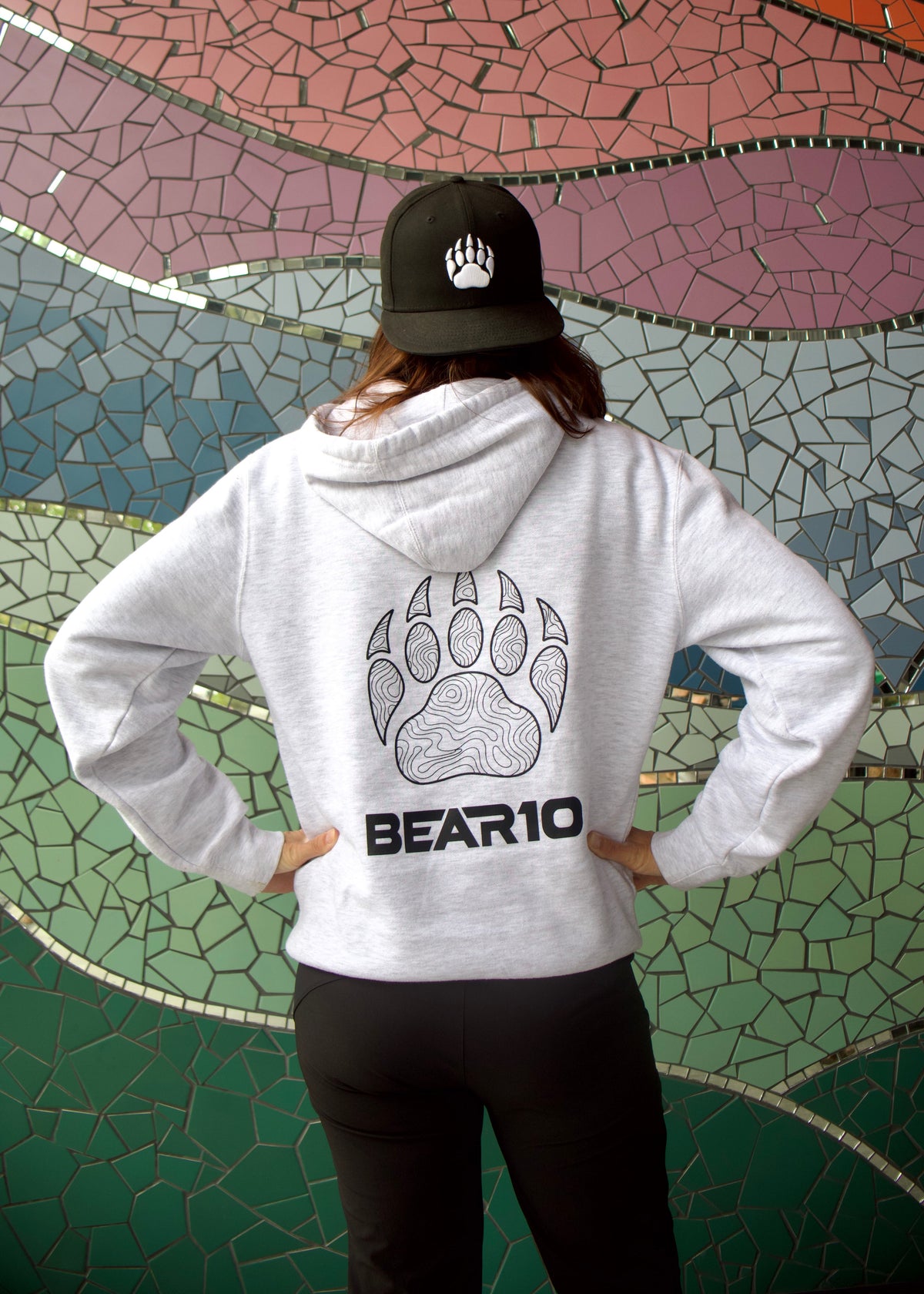 BEAR10 Pullover Hoodie – Ash Heather