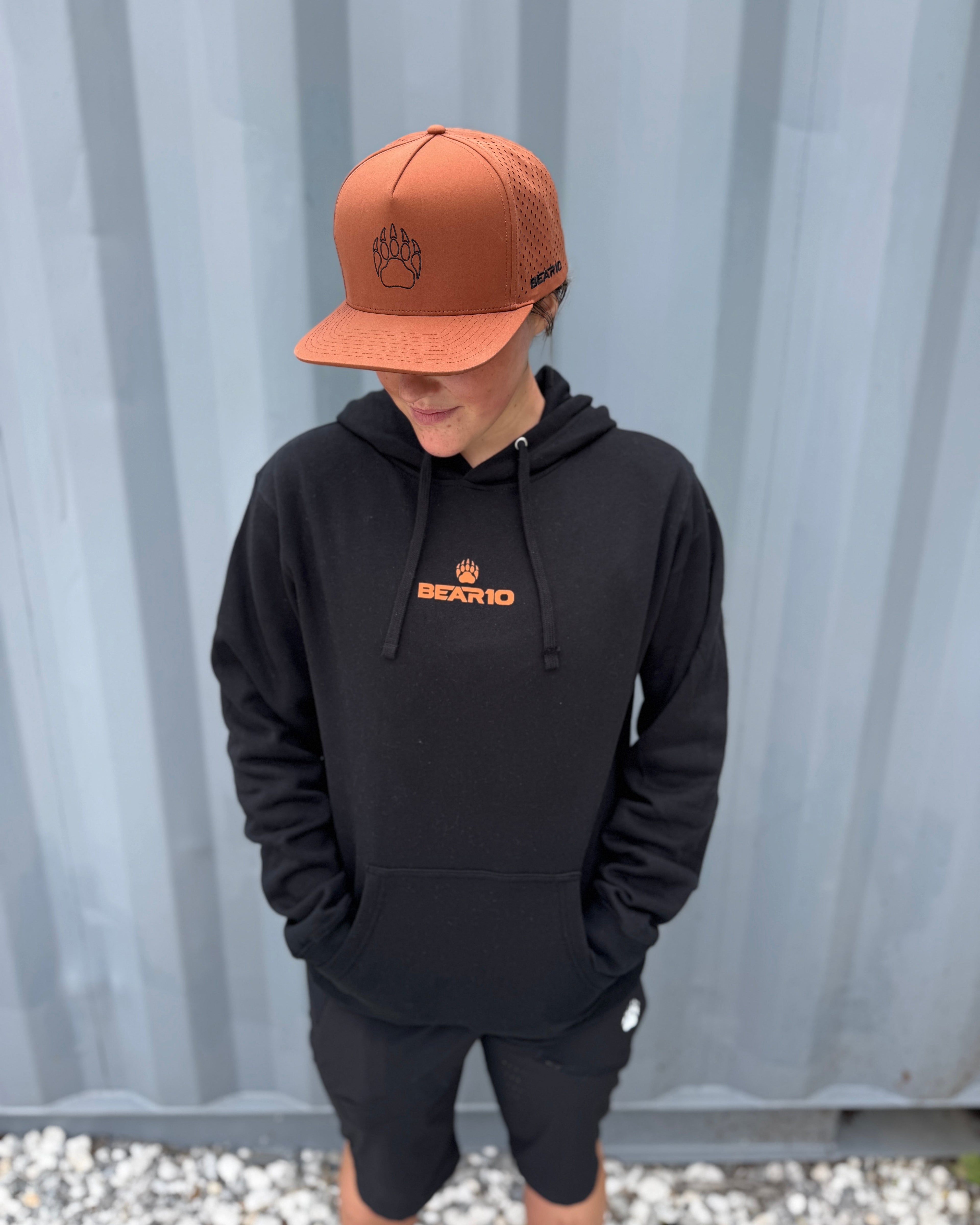 BEAR10 Pullover Hoodie – Black