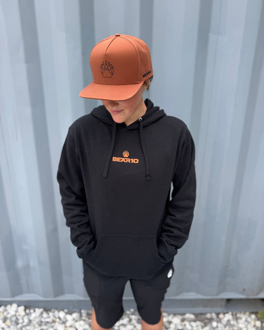 BEAR10 Pullover Hoodie – Black