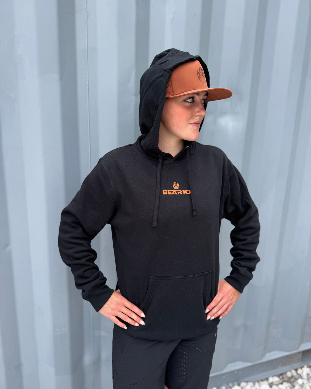 BEAR10 Pullover Hoodie – Black