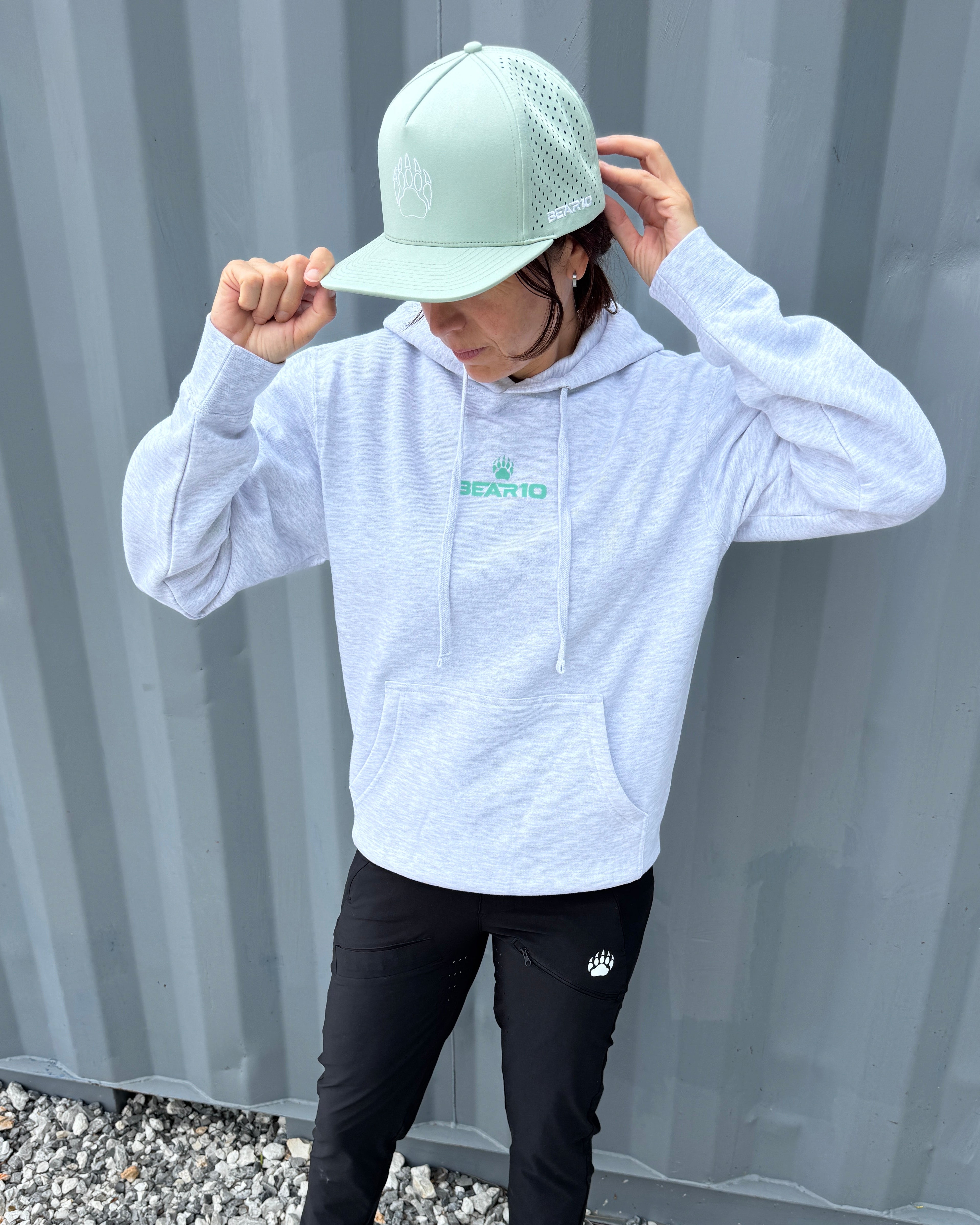 BEAR10 Pullover Hoodie – Ash Heather